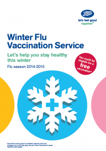 Boots Winter Flu Vaccination Service 2014
